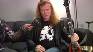 DAVE MUSTAINE with DEAN GUITARS NAMM 2016