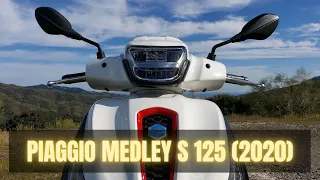 Piaggio Medley S 125 (2020) 🛵 Probefahrt, Walkaround, Soundcheck und 0-100 km/h (DEUTSCH) 🛵 VLOG145