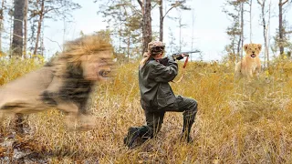 This Female Trophy Hunter Tried to Shoot This Lion's Baby