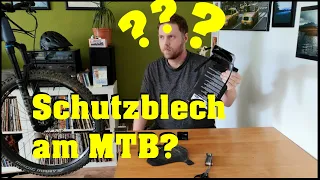 Montage von SKS Mudrocker am Vorderrad (Endlich ein MTB-Schutzblech das gut aussieht)