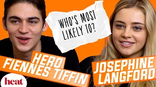 'I'm guilty of not replying to the After group chat' | Hero Fiennes Tiffin & Josephine Langford