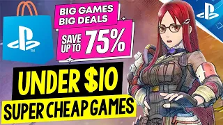 12 AMAZING PSN Game Deals UNDER $10! PSN BIG GAMES BIG DEALS Sale 2024 CHEAP PS4/PS5 Games to Buy!