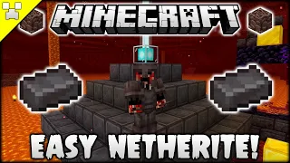 5 *SUPER EASY* Ways to Get Netherite in Minecraft!