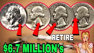LOOK FOR HIGH VALUABLE TOP 10 QUARTER DOLLAR COINS THAT COULD MAKE YOU A MILLIONAIRE!