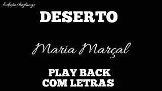 DESERTO (PLAYBACK COM LETRAS) | Maria Marçal