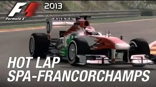 F1 2013 - PS3/X360/PC - Spa-Francorchamps Hot Lap (Gameplay trailer)