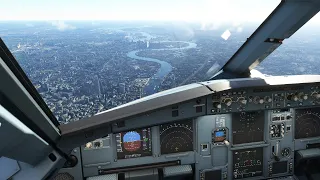 Airbus A320neo Short Flight from Oslo to London City in 4K | Ultra Graphics