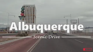 Driving in Nob Hill Albuquerque, New Mexico - 4K60fps