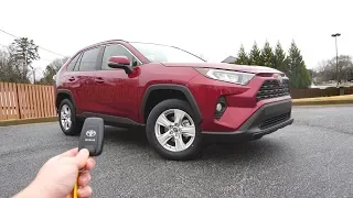 2019 Toyota Rav4 XLE: Start Up, Walkaround, Test Drive and Review