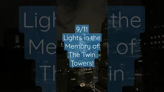 9/11 memorial twin lights remembering the twin towers! AKA Tribute in Light