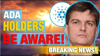 MICHEAL BURRY'S SHOCKING LAST WARNING For CARDANO ADA Holders.. If You Hold ADA WATCH THIS NOW!