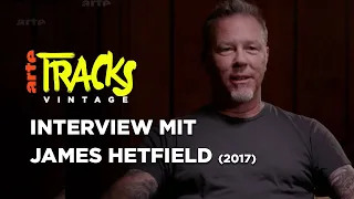 Metallica James Hetfield über Streaming, Perfektionismus, graue Haare (Vintage 2017) | Arte TRACKS