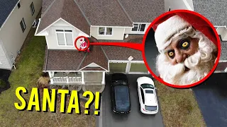 DRONE CATCHES SANTA CLAUS ON CHRISTMAS DAY DELIVERING PRESENTS!! (YOU WON'T BELIEVE IT)
