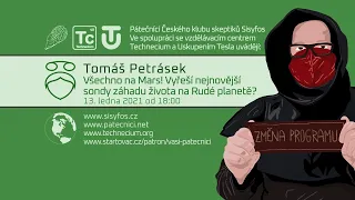 Tomáš Petrásek: Všechno na Mars! (Pátečníci Stream, 13. 1. 2021)