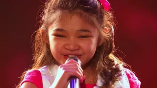 Angelica Hale The X Factor Девочка в огне получает золотую КНОПКУ!