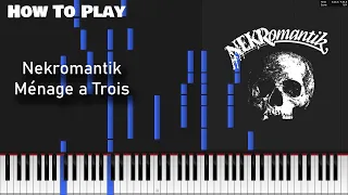 Piano Tutorial How to Play: Nekromantik soundtrack Ménage à Trois