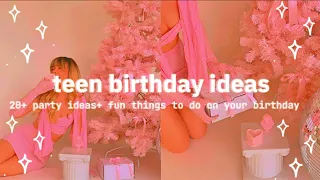 teen birthday party ideas + fun things to do on your special day #birthdaycelebration #birthday