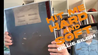 Billie Eilish HIT ME HARD AND SOFT blue eco-mix vinyl unboxing