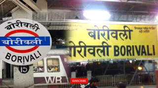 Borivali railway station || mumbai local train announcement || three language Marathi,Hindi,English