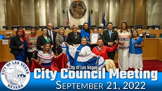 Las Vegas City Council Meeting 9-21-2022