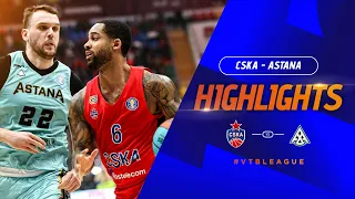 CSKA vs Astana Highlights October, 28 | Season 2023-24