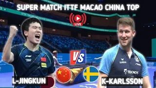 Liang Jingkun vs Kristian Karlsson ITTF Macao 2024 MS Group 3