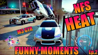 Need for Cop Ep. 2 / NFS Heat Funny Moments - Police Random Logic - BMW M3 GTR (M4) & Nissan 350Z U2