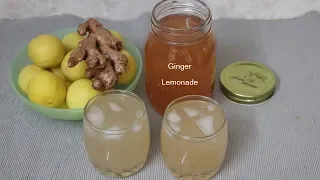 Ginger lemonade Recipe | Ginger Lemon Juice