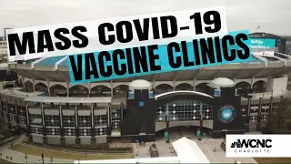 Mass COVID-19 vaccine clinic at Bank of America Stadium wraps up Sunday