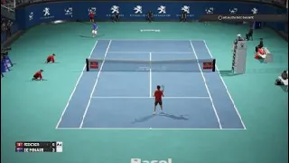 Roger Federer vs Alex De Minaur - Basel 2019 ATP AO Tennis PS4