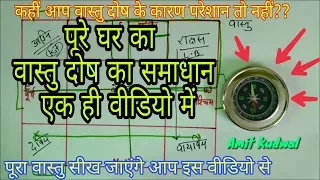 Vastu - पूरे घर का वास्तु दोष दूर कर देगी यह एक वीडियो - vastu solution