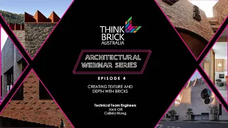 Think Brick Architectural Webinar Ep 4: Creating Texture and Depth with Bricks