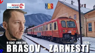 Brasov - Zarnesti | Cu trenul in zapada de poveste, calatorie si traseu