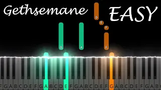 Gethsemane | Melanie Hoffman | EASY PIANO TUTORIAL + SHEET MUSIC by Andantino 4K