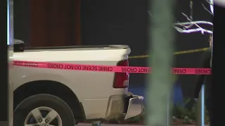 Houston police shoot suspect accused of running over man, stabbing another