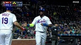 MIA@NYM: Flores drives in Reyes in the 7th