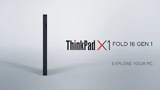 Introducing Lenovo ThinkPad X1 Fold 16 Gen 1 – Next-generation foldable experience