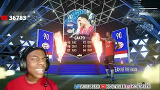 IShowSpeed wrong names compilation fifa pack opening