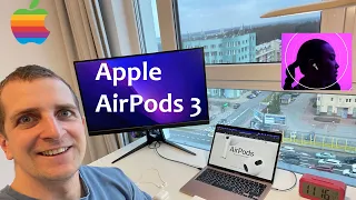 Обзор наушников Apple AirPods 3. Объемный звук. Сравнение с другими поколениями. Стоит ли покупать?