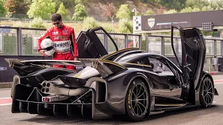 Pagani Huayra R: Crazy day at SPA-Francorchamps - Driven by Davide Cironi (SUBS)