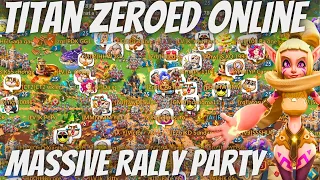 Lords Mobile - Insane Rally Party with 30+ Rallies Destroy Online Maxed Account and Massive Traps
