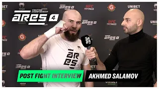 #ARES4 [Post Fight Interview] : Akhmed Salamov