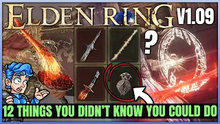 12 New Secrets You Didn't Know About in Elden Ring - New Boss Hint & Weapon Glitch - Tips & Tricks!