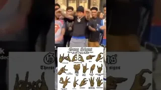 crip gang sign tutorial♿♿♿♿