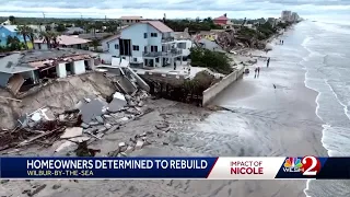 Homeowners in Volusia community devastated by Hurricane Nicole determined to rebuild