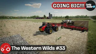 Buying A Versatile & Bourgault 3320-76, Sowing Canola & Barley The Western Wilds #33 FS22 Timelapse