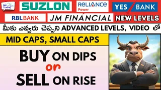 💥Time to Buy? 🟢Suzlon ✅Reliance Power 🟢Yes Bank ✅RBL Bank 🔴🟢Stock Market Telugu