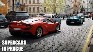 Supercars in Prague Vol.49| Murcielago, Huracan STO, Ferrari F8, M4 competition, Corvette