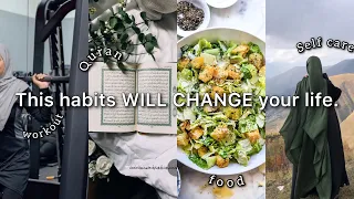 7 habits that WILL help you to LEVEL UP in 2024: motivation for muslim girls, morning routines