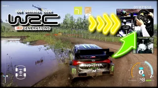 Hyundai i20 N Rally1 Epic stage Chile / WRC Generations Thrustmaster TSS Hanndbrake gameplay